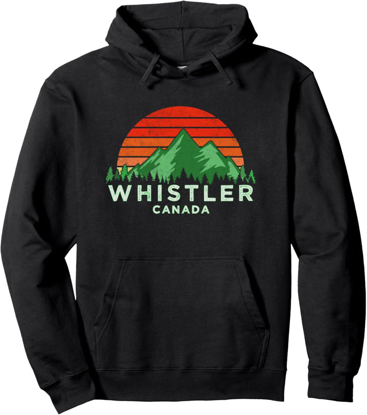 Retro Vintage Whistler Design / Whistler Geschenk Pullover Hoodie