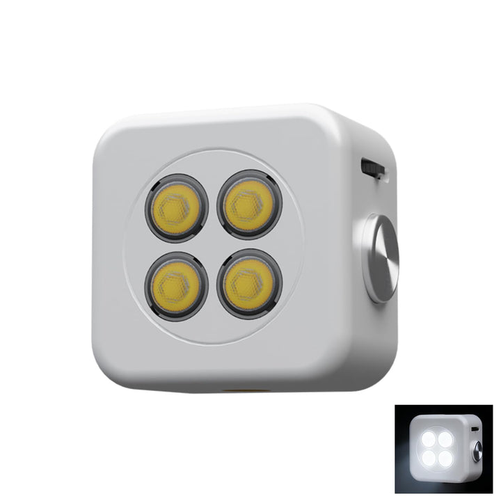Funmount Externes Smartphone-Blitzlicht 18W mit 3W Dauerlicht · Magnetische Handy Fotolampe · Synchr