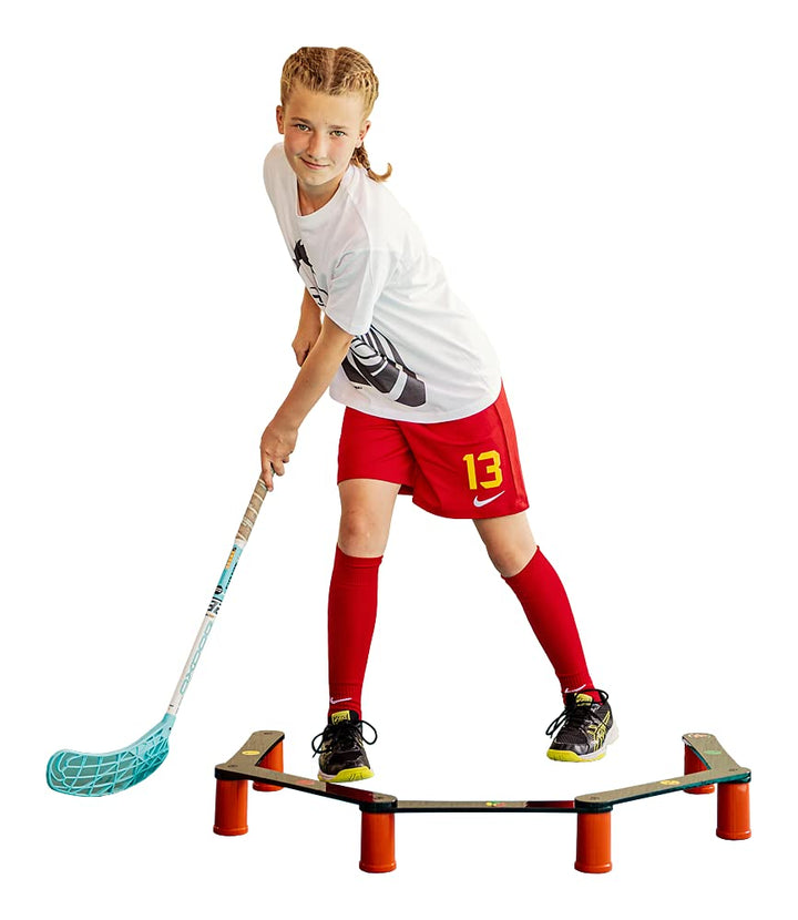 Floorball Lightweight Stickhandling Training Aid, Equipment for Ball Control, Reaction Time & Coordi