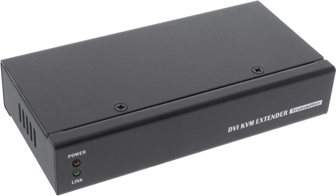 InLine 61640 DVI USB KVM Extender, Verlängerung über UTP, mit Audio, bis 50m