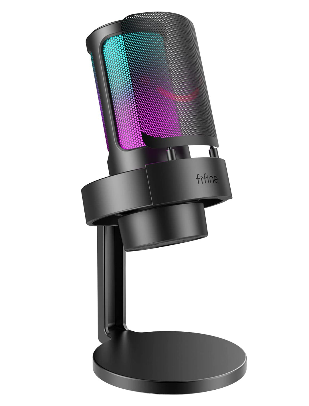 FIFINE USB Mikrofon PC, Gaming Mikrofon für Streaming Podcast Studio, Microphone USBC für PS4 PS5 MA