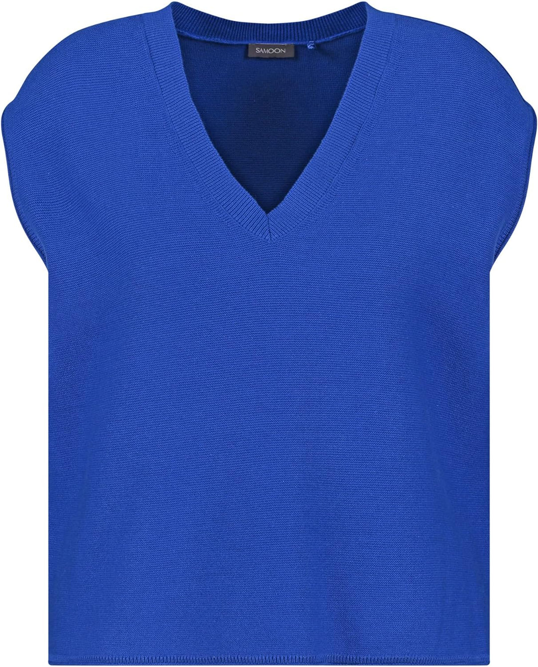 SAMOON Damen 172028-25400 Pullunder, Brigth Blue, 44