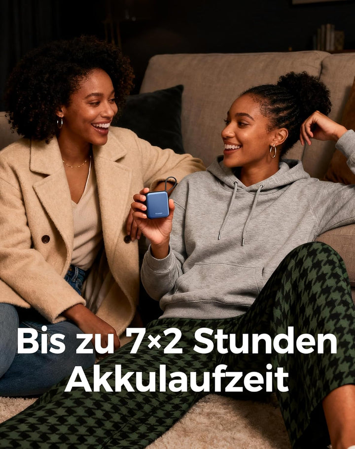 OCOOPA Handwärmer Elektrisch 2er Set, Wiederverwendbar 4000mAh USB Taschenwärmer, 3 Wärmestufen, Max