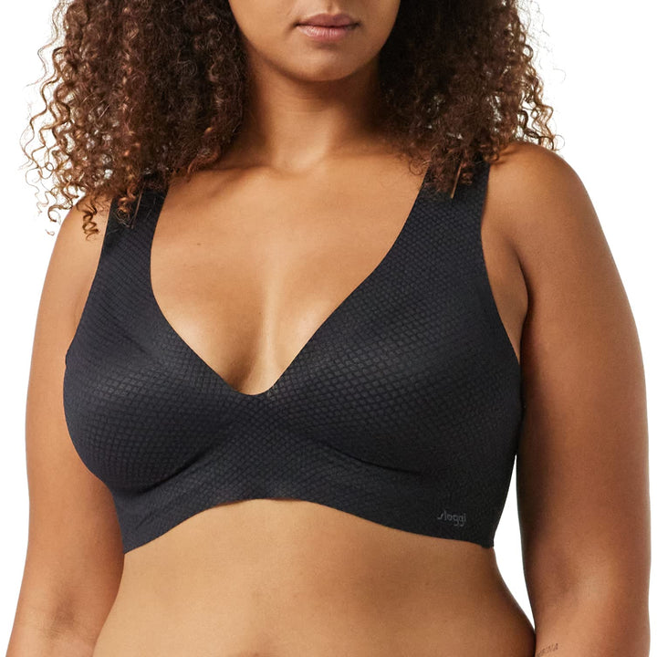 Sloggi Damen Zero Feel Flow Bralette Bustier L Schwarz, L Schwarz