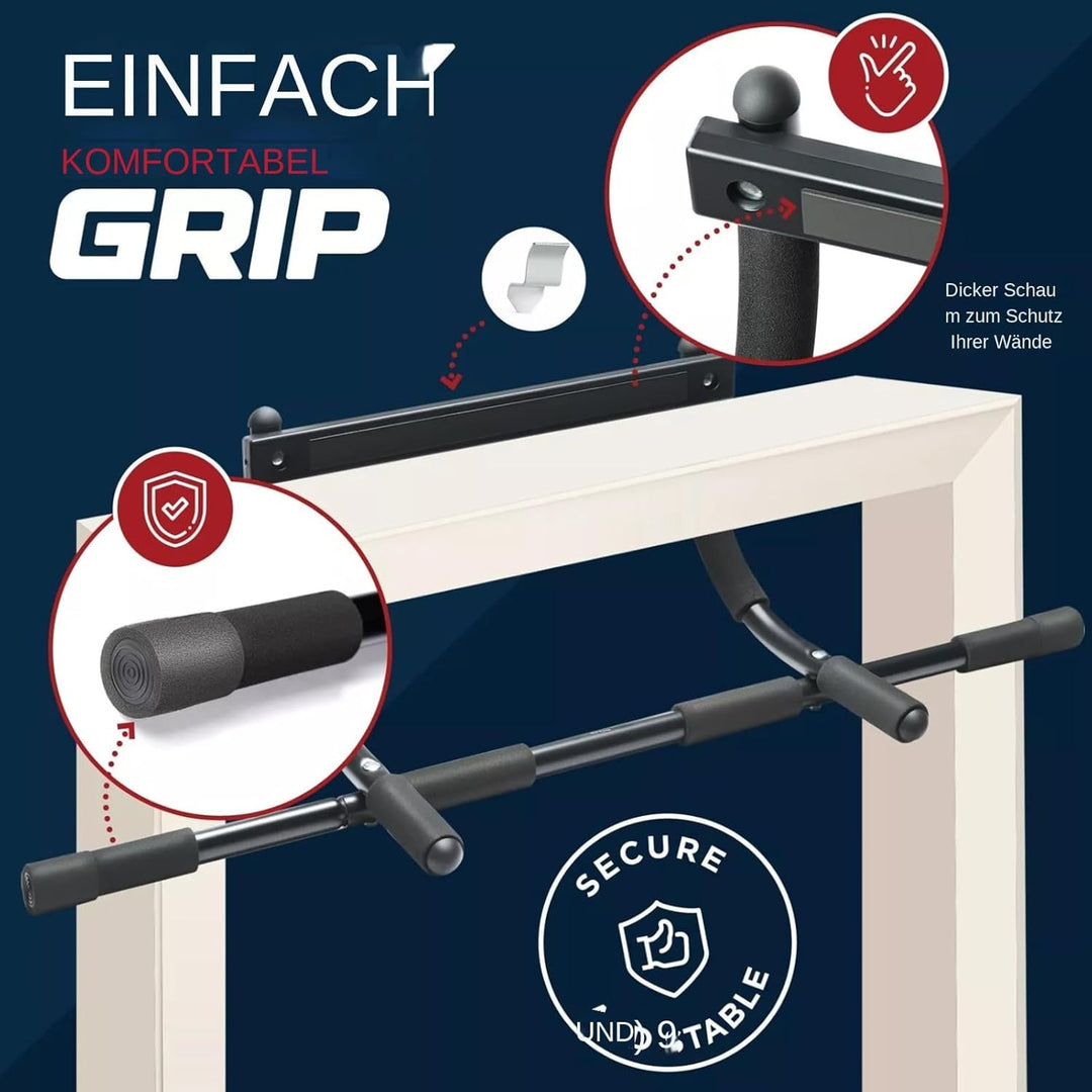 Pull Up Bar, Upper Body Workout Equipment, Heavy-Duty Strength Training Bar, Adjustable Hangable Des