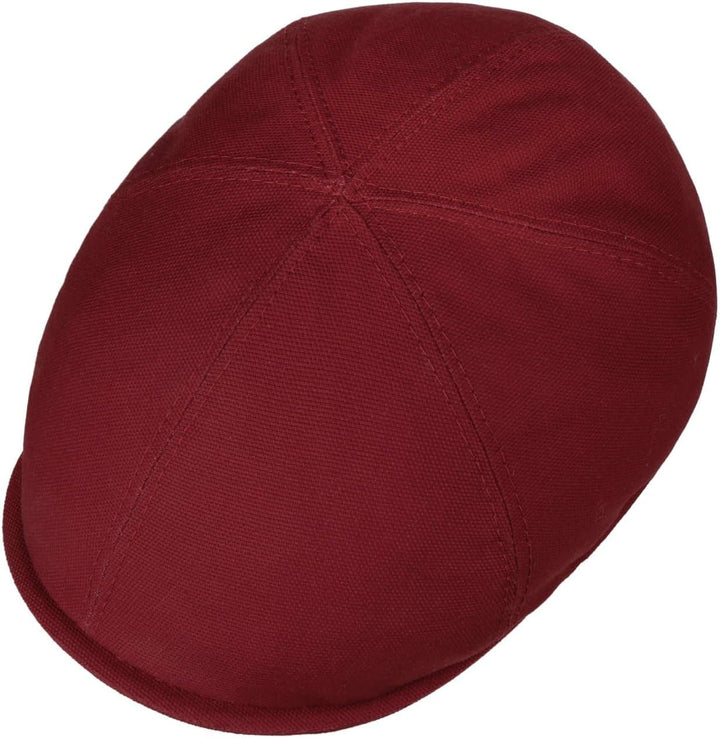 LIERYS Uni Cotton Flatcap - Klassische Form - Schiebermütze mit Stretchfutterband - Herren - Frühjah