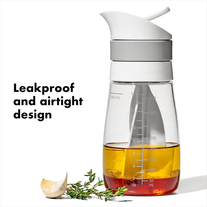OXO Good Grips Twist & Pour Salatdress-Mixer, Grau, Grau