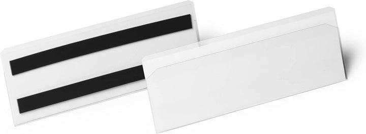 Durable Etikettentasche HARD COVER magnetisch 1/2 A5 quer, Packung à 10 Stück 119719 1/2 A5 quer mag