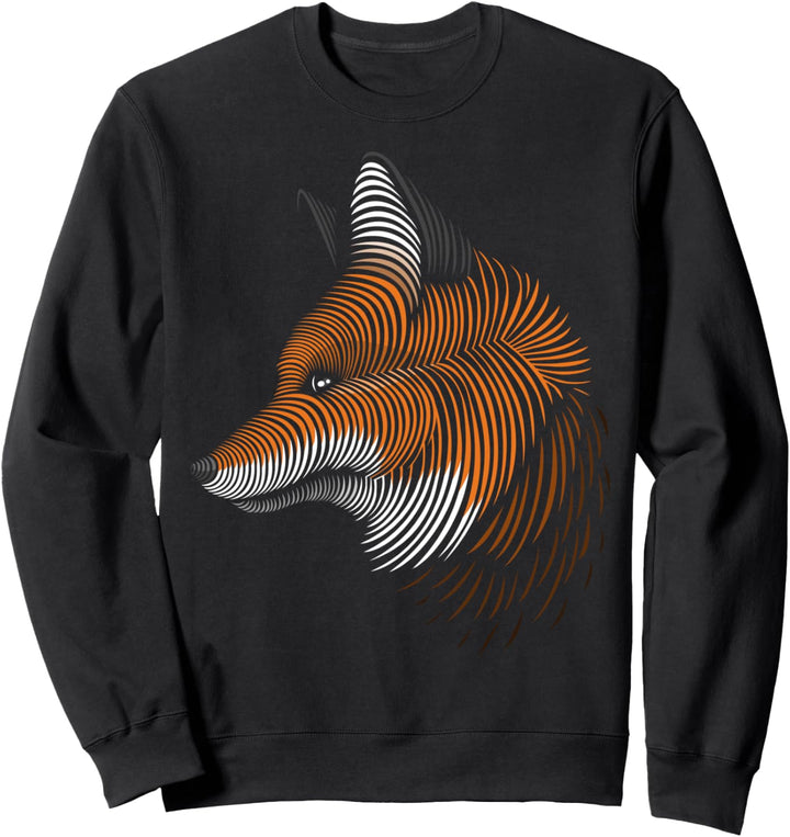 Stammes-Fuchslinien Sweatshirt