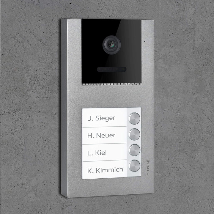 Balter EVO Video Türsprechanlage ✓ Touchscreen 7 Zoll Monitor ✓ Smartphone App ✓ 2-Draht Bus ✓ Aufpu