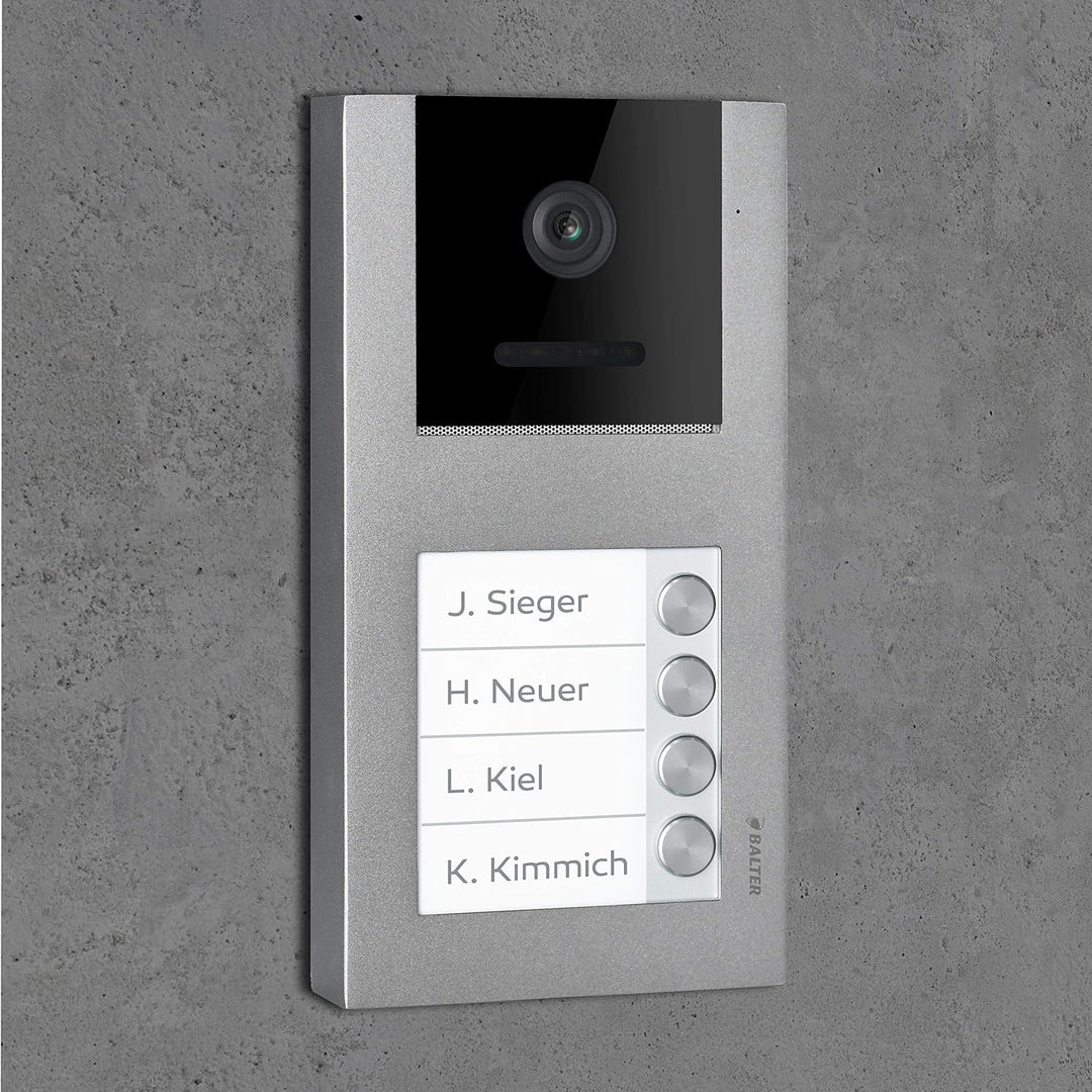 Balter EVO Video Türsprechanlage ? Touchscreen 7 Zoll Monitor ? Smartphone App ? 2-Draht Bus ? Aufpu