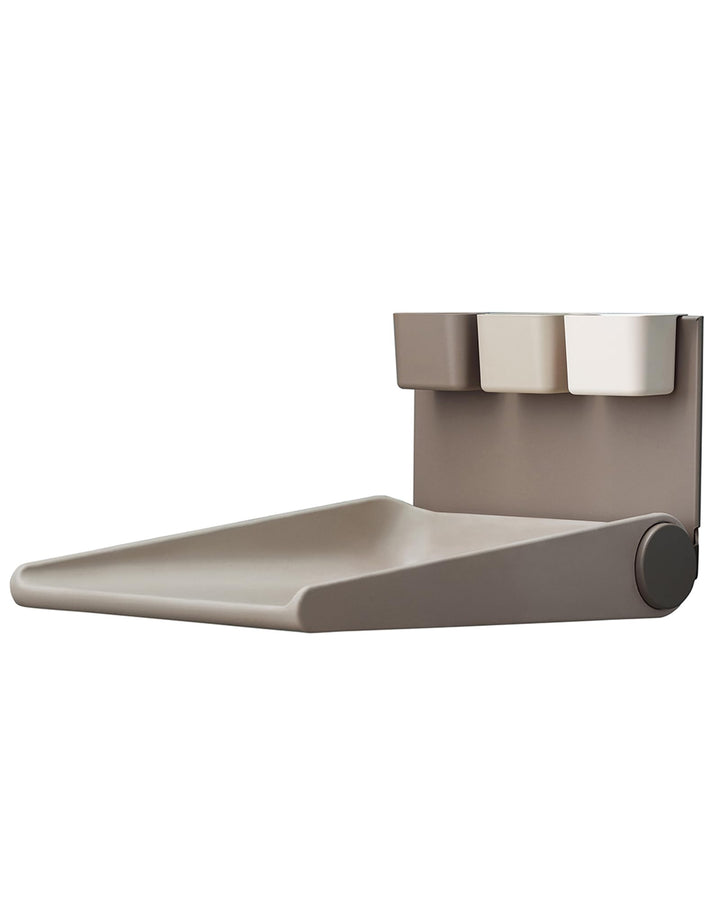 Leander Wally™-Wandwickeltisch Cappuccino - Klappbare Wickelkommode für Wandmontage - Wickeltisch Or