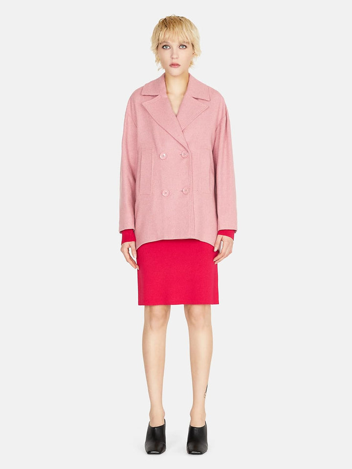 SISLEY Damen Dress Coat 42 Pink 90k, 42 Pink 90k