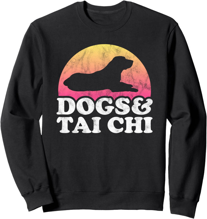 Dogs and Tai Chi Herren oder Damen Hund Sweatshirt