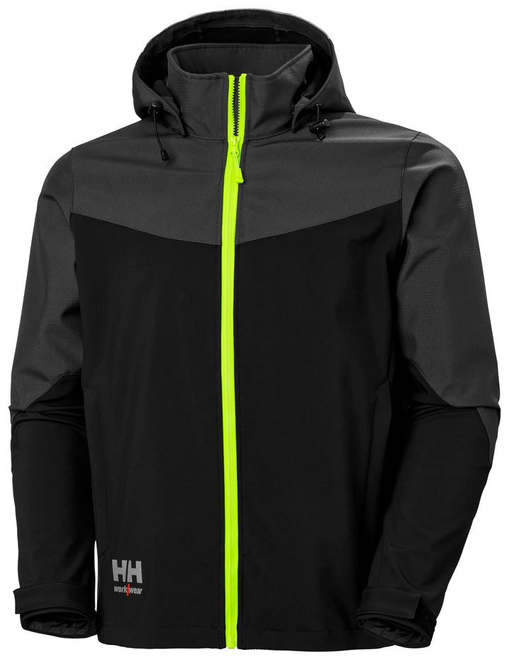 Helly Hansen Men's Oxford Hooded Softshell Jacket S Schwarz, S Schwarz