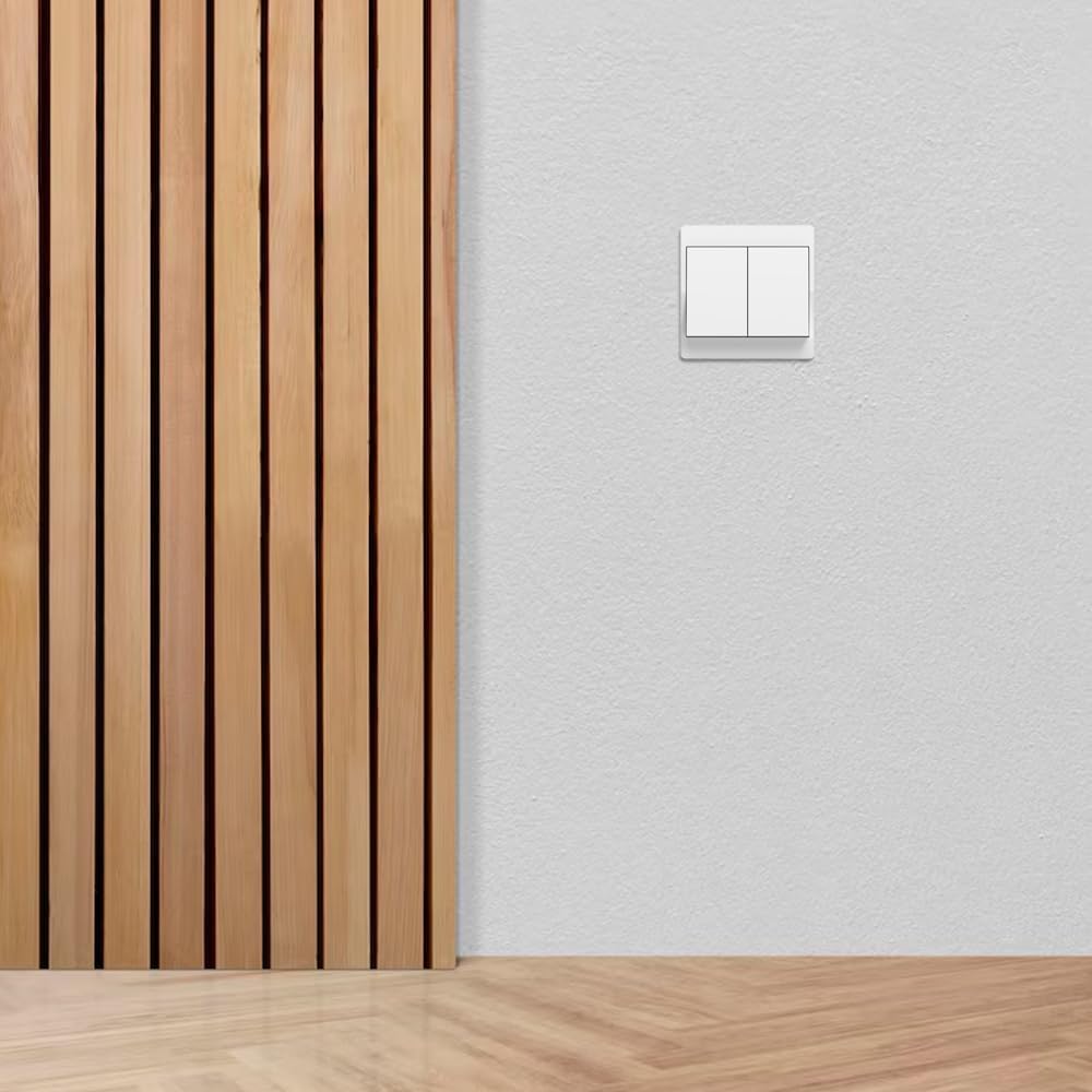 Namvo Funkschalter batterielos, kabelloser Lichtschalter ohne Batterie, Wandlichtschalter mit eigene