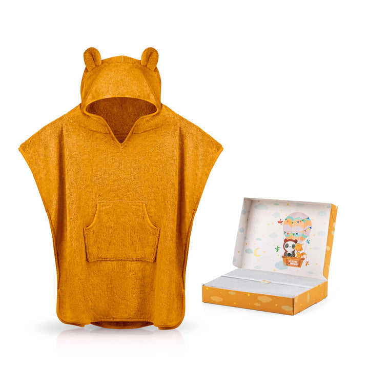 Fuchs&Panda® Badeponcho Kinder EXTRA warm, weich & kuschelig (100% Bambus) | Badeponcho Baby | Handt