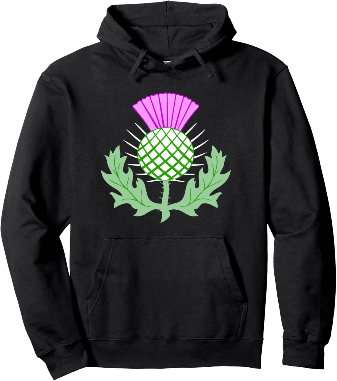 Scottish Thistle Flower Celtic Symbol Scotland Gifts Pullover Hoodie