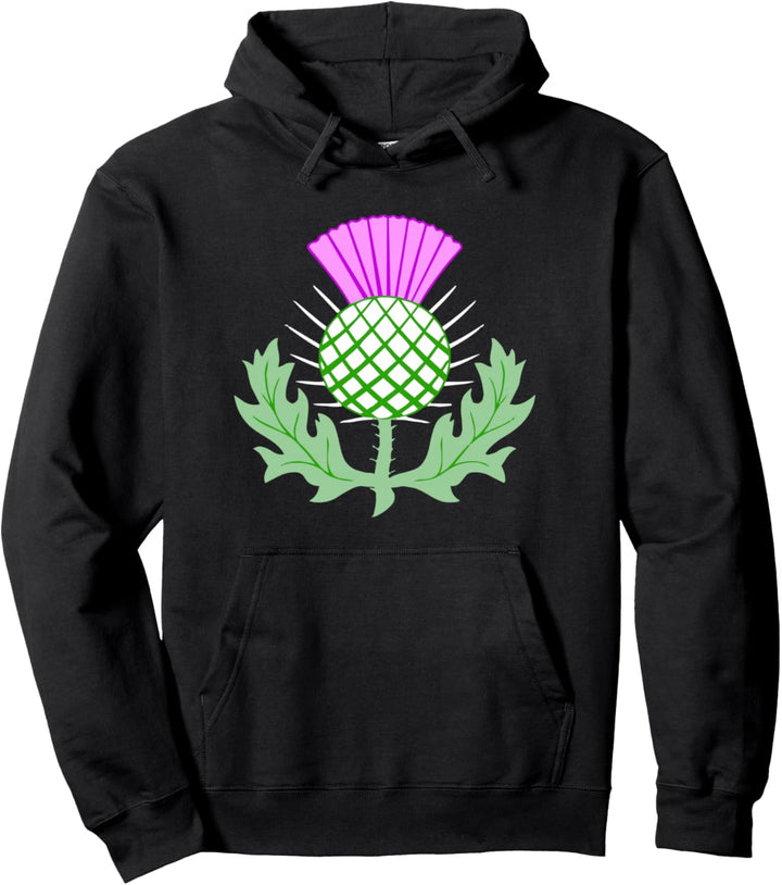 Scottish Thistle Flower Celtic Symbol Scotland Gifts Pullover Hoodie