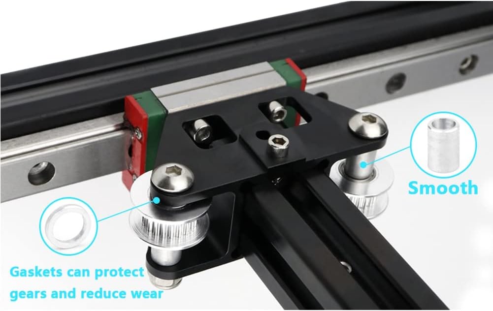 Iegefirm 2 StüCk -Aluminium-Y-Gantry-FüHrung 3D-DruckzubehöR für Ultra-High-Speed für VzBoT 3D-Dru