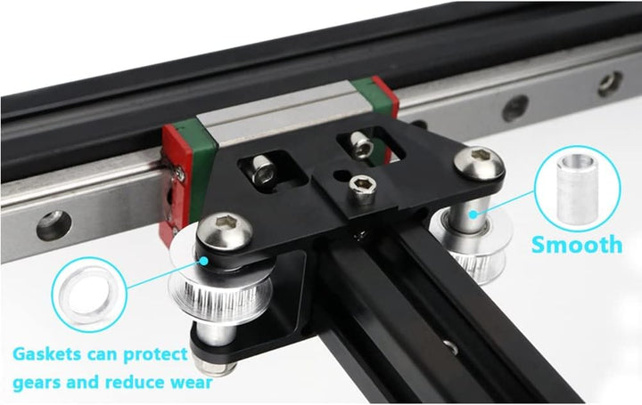 Iegefirm 2 StüCk -Aluminium-Y-Gantry-FüHrung 3D-DruckzubehöR für Ultra-High-Speed für VzBoT 3D-Dru