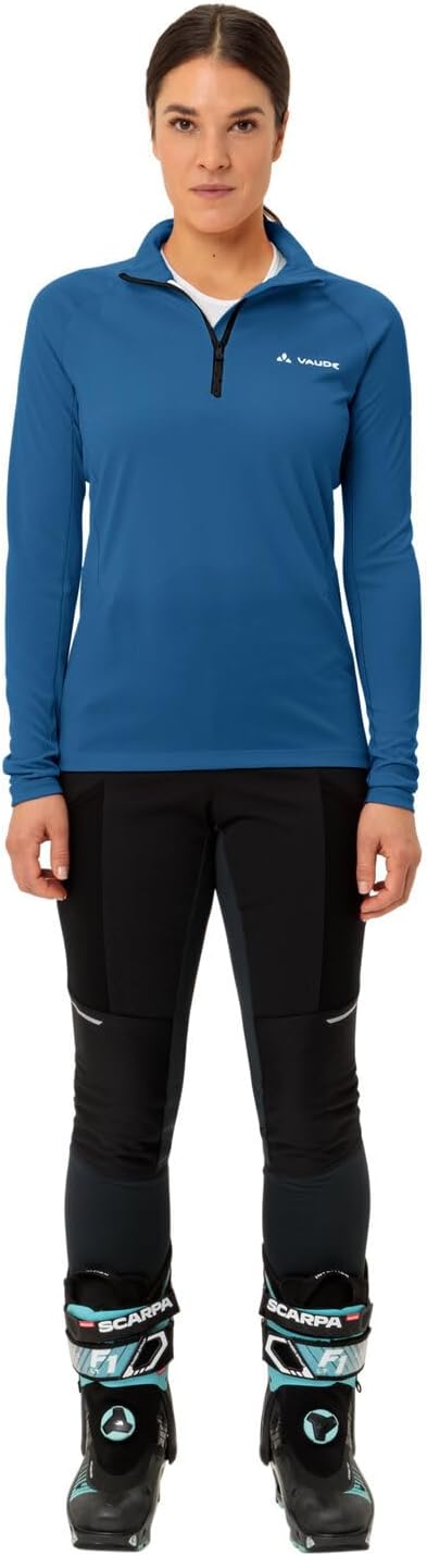 VAUDE Women's Larice Light Shirt II - Langarmshirt Damen - Funktionsshirt Damen 34 Ultramarine, 34 U