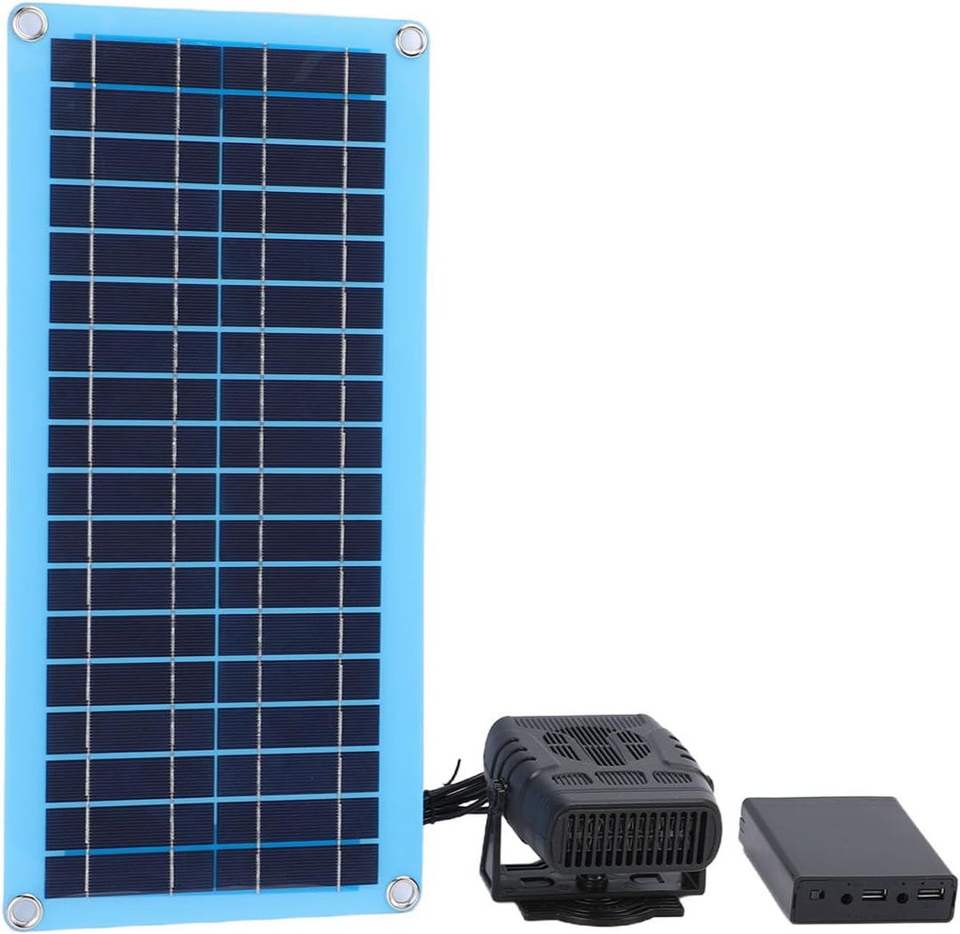 banapoy Solarheizung für Hühnerstall, 30 W Tragbare Solarbetriebene Autoheizung, Verstellbares Windg