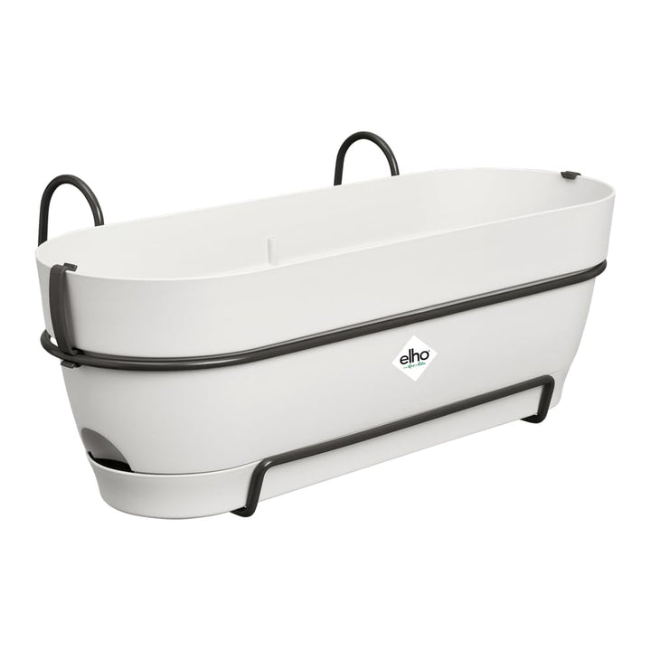 elho Vibia Campana Balkonkasten Allin1 50 mit Wasserreservoir - Blumentopf Balkongeländer - 100% rec