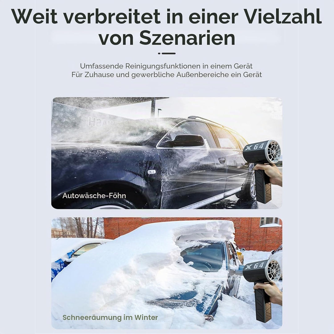 2024 Thunder Jet Dry, Batterie 8000 MAh Autotrockner, 180000 U/min Autotrockner Luftgebläse, 11 Blat