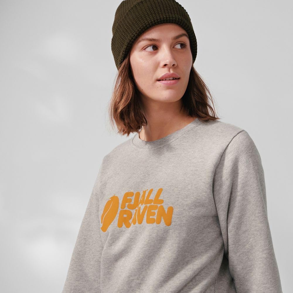 Fjällräven Damen Logo Sweater L Dark Navy, L Dark Navy