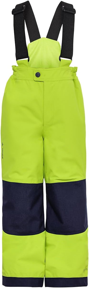 VAUDE Unisex Kinder Hose Kids Snow Cup Pants Iii 92 Chute Green/Blue, 92 Chute Green/Blue