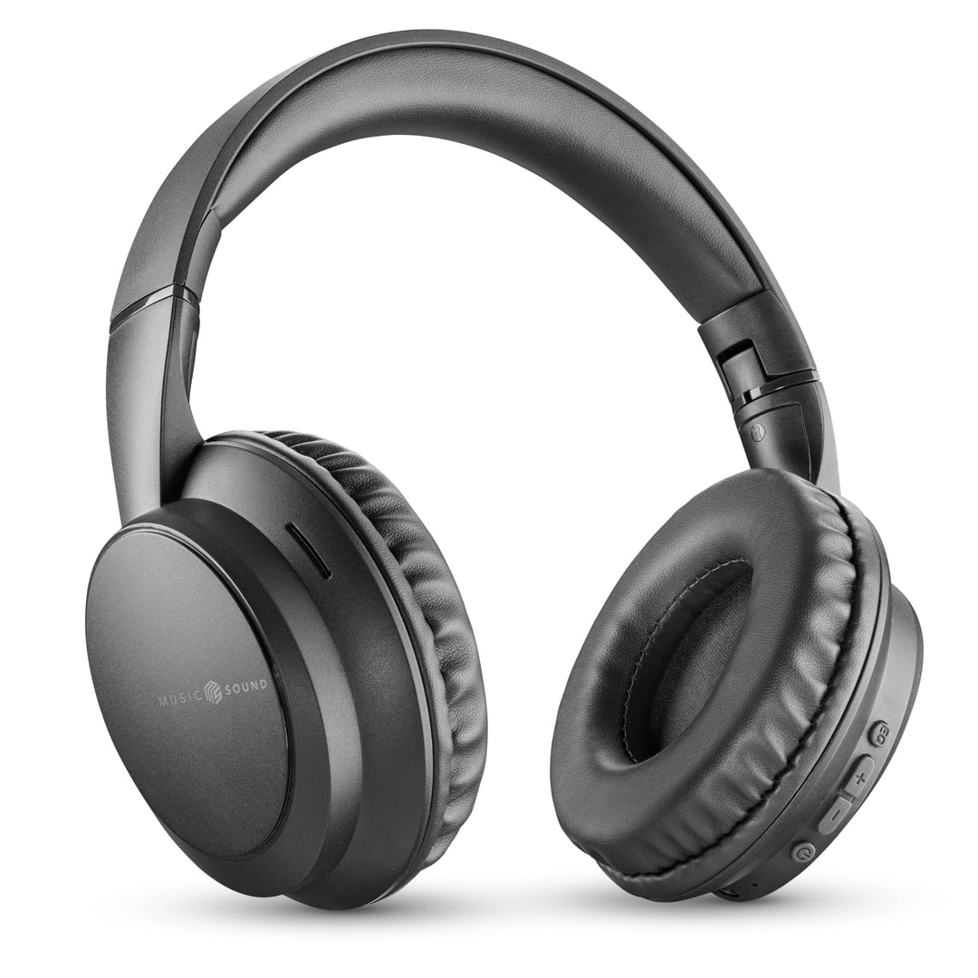 Music Sound Boost, Kabellose Around-Ear-Kopfhörer mit integriertem Mikrofon, 3 EQ-Modi, bis zu 8 Stu