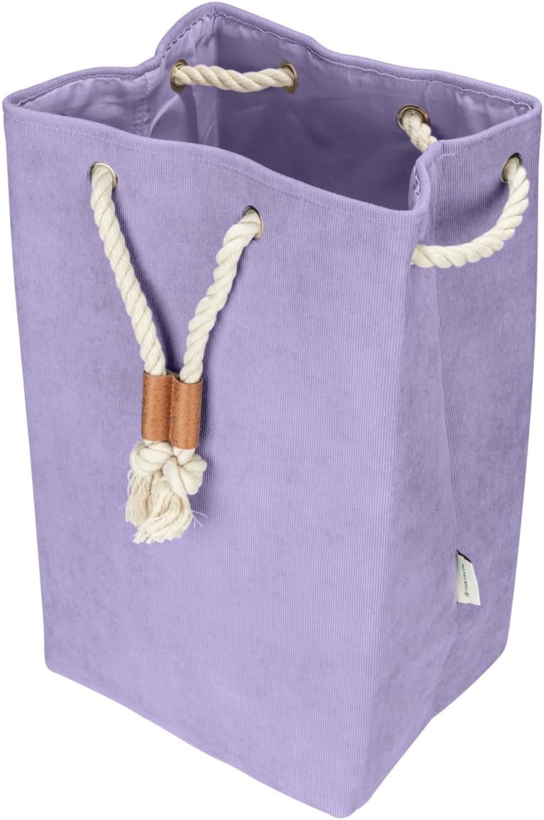 TOM TAILOR Wäschesammler mit Kordelgriff Lilac mit Kordelzug zum Zuziehen Lila - Flieder
