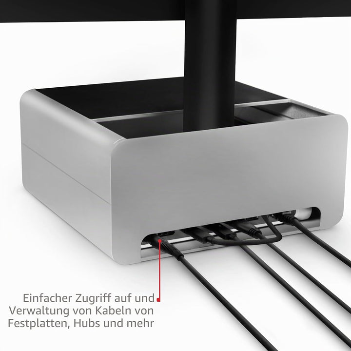 Twelve South HiRise Pro für iMac/Displays/Monitore | Höhenverstellbarer Ständer mit Stauraum, umkehr