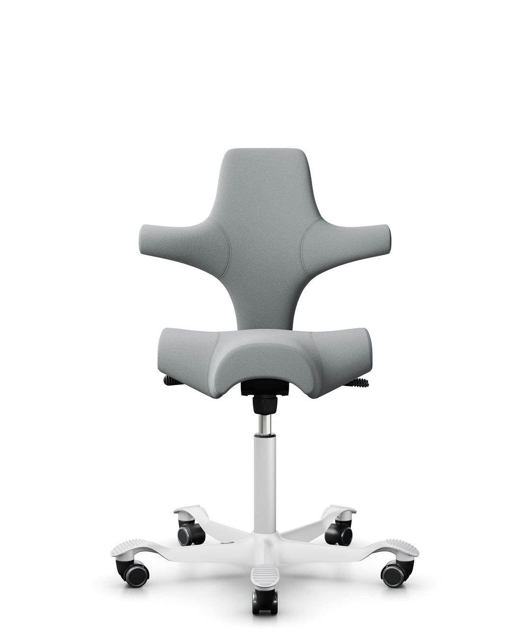 HAG Capisco 8106 Stoff Xtreme Bürodrehstuhl - Standard Gasfeder 200 mm - Sitzhöhe 47-65,5 cm - weich