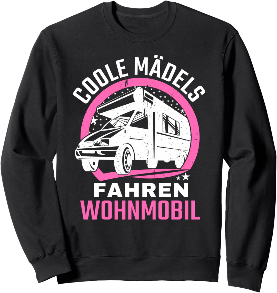 Camperin Shirt Frauen campen Geschenk Wohnmobil Sprüche deko Sweatshirt