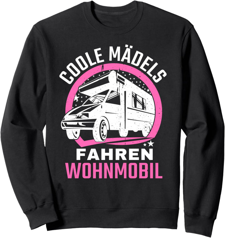 Camperin Shirt Frauen campen Geschenk Wohnmobil Sprüche deko Sweatshirt