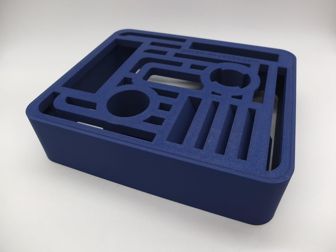 Halter Aufsteller für Kenwood Chef Fleischwolf Metall Aufsätze Art Deco Stil (Cobalt Blue), Cobalt B