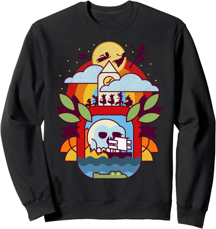 Disney Peter Pan Geometric Neverland Portrait Sweatshirt