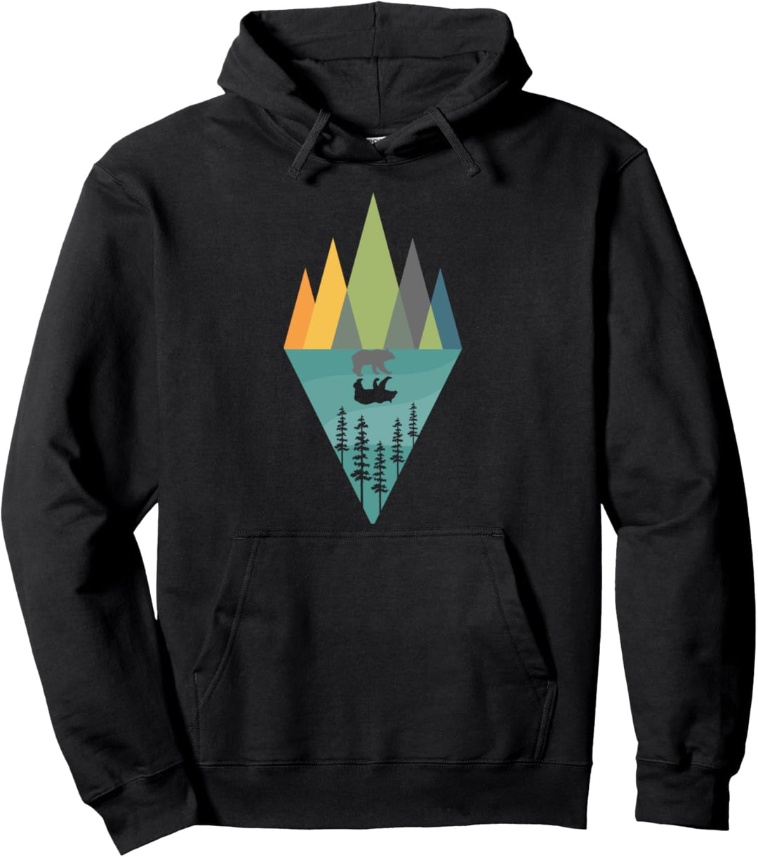Berg Berge Landschaft Natur Wandern Ferien Urlaub Wald Pullover Hoodie