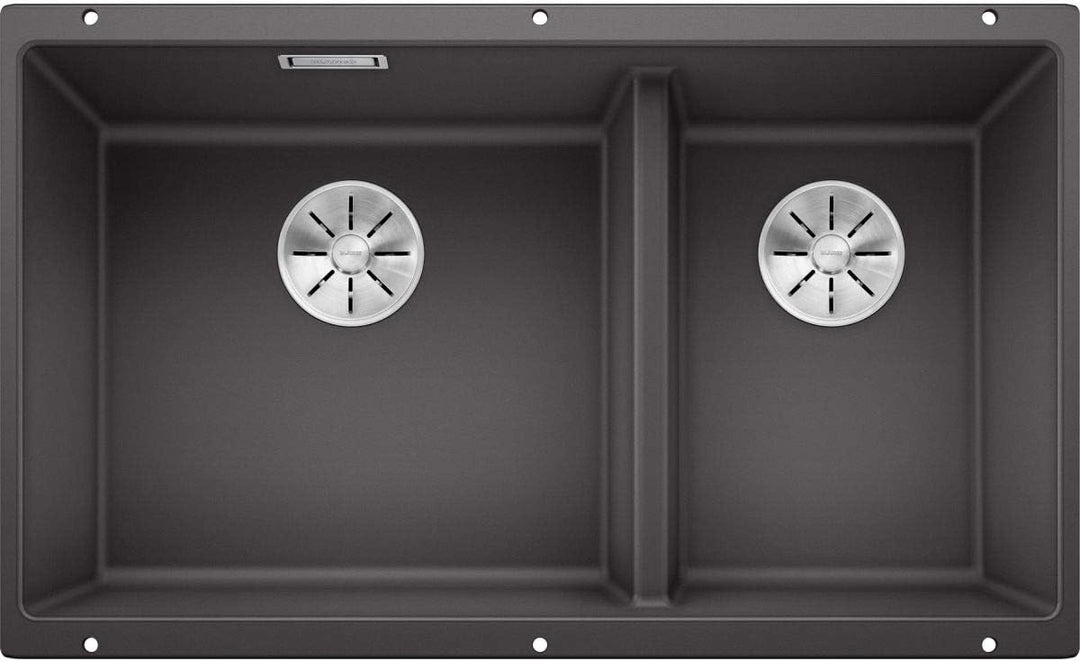 BLANCO SUBLINE 430/270-U | SILGRANIT felsgrau | Einbauart: Unterbau | Hauptbecken links | ohne Ablau