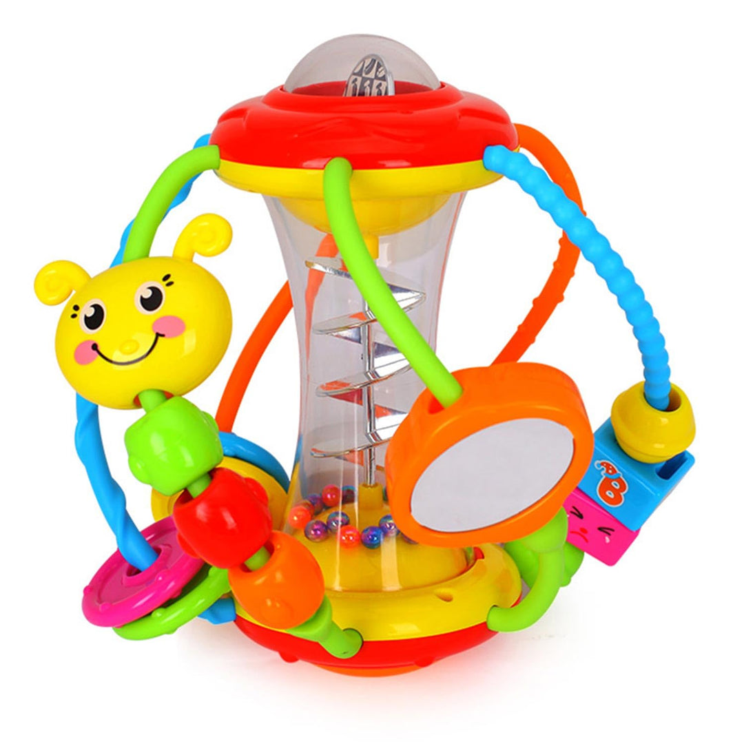 HOLA Baby Spielzeug 6 Monate Rassel Motorikball Greifball, Greifling, Shake & Krabbel Motorikspielze
