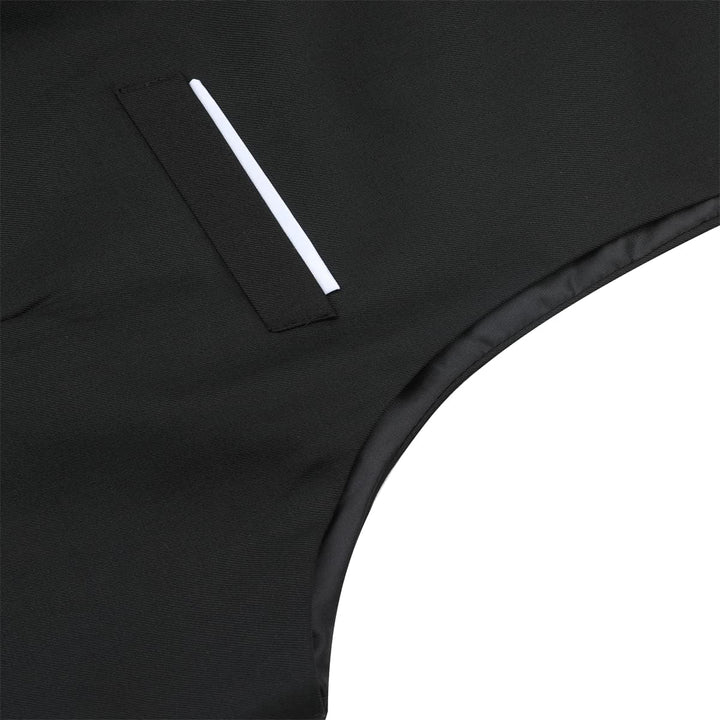 Sliktaa Herren Anzug 3 Teilig Slim Fit Reihe Einfarbig Stoff Business Shawl Kragen Klassisch Tunika