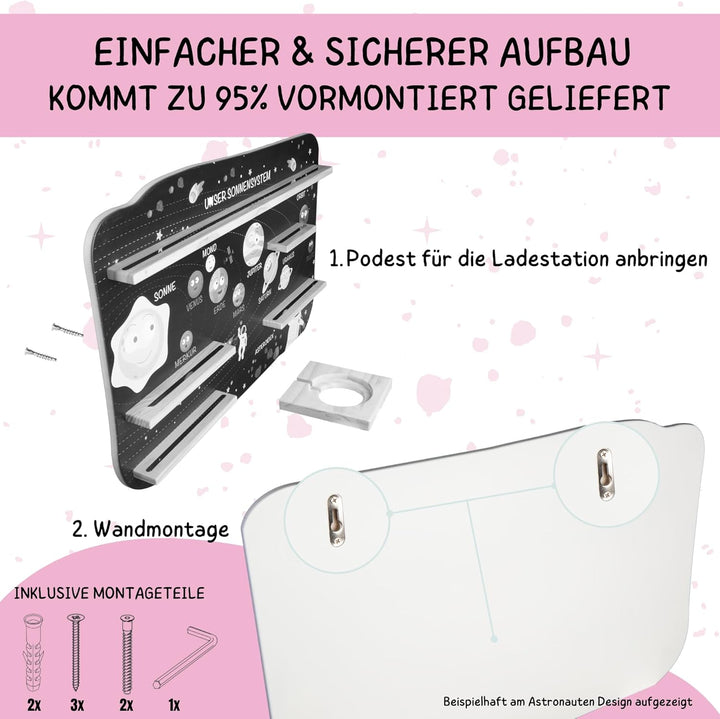 bunnyboo Toniebox Regal - für Toniebox und Figuren - ausreichend Platz für bis zu 25 Tonie Figuren u