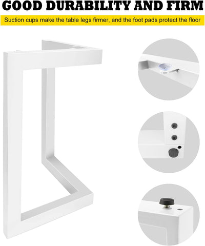 Fimghsoo Tischgestell Metall Tischbeine scandic 2X Tischkufen Industriedesign Möbelbein Haarnadelbei