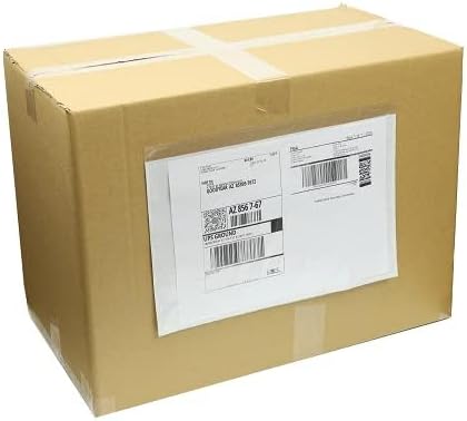 100PCS(240x340mm) FBA Transparente Versandtaschen aus Folie für Lieferscheine, Rechnungen Liefersche