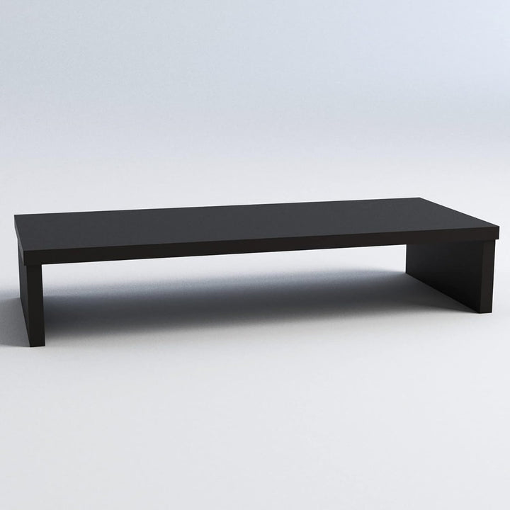 Henor Monitorständer TV-Bildschirmerhöhung in FSC® Holz 82 x 26.5 x 12 cm. Unterstützt 50 kg Graphit