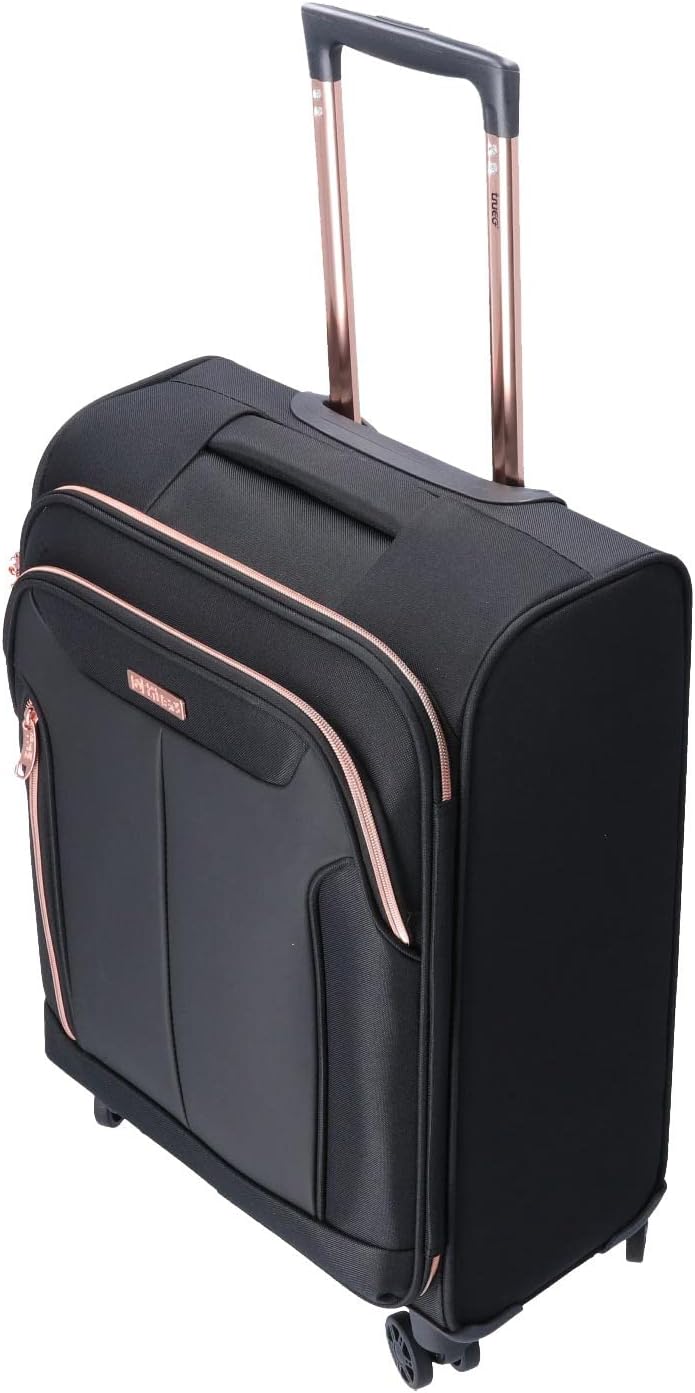 TheTrueC 4 Rollen Koffer Superlight 55cm Kopenhagen black/rose