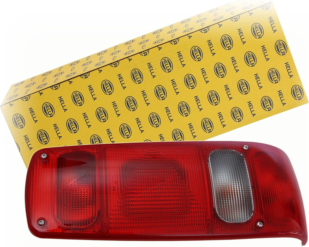HELLA - Heckleuchte - Caraluna I - Glühlampe - 12V - Einbau/geschraubt - Lichtscheibenfarbe: weiss/r