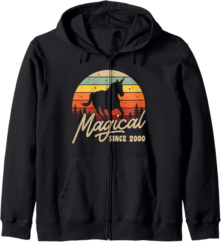 Jahrgang 20 Geburtstagsgeschenk Magisch seit 2000 Bday Party Kapuzenjacke